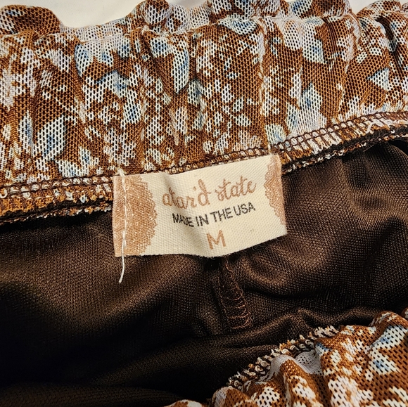 Altar'd State brown floral midi skirt - Picture 2 of 3